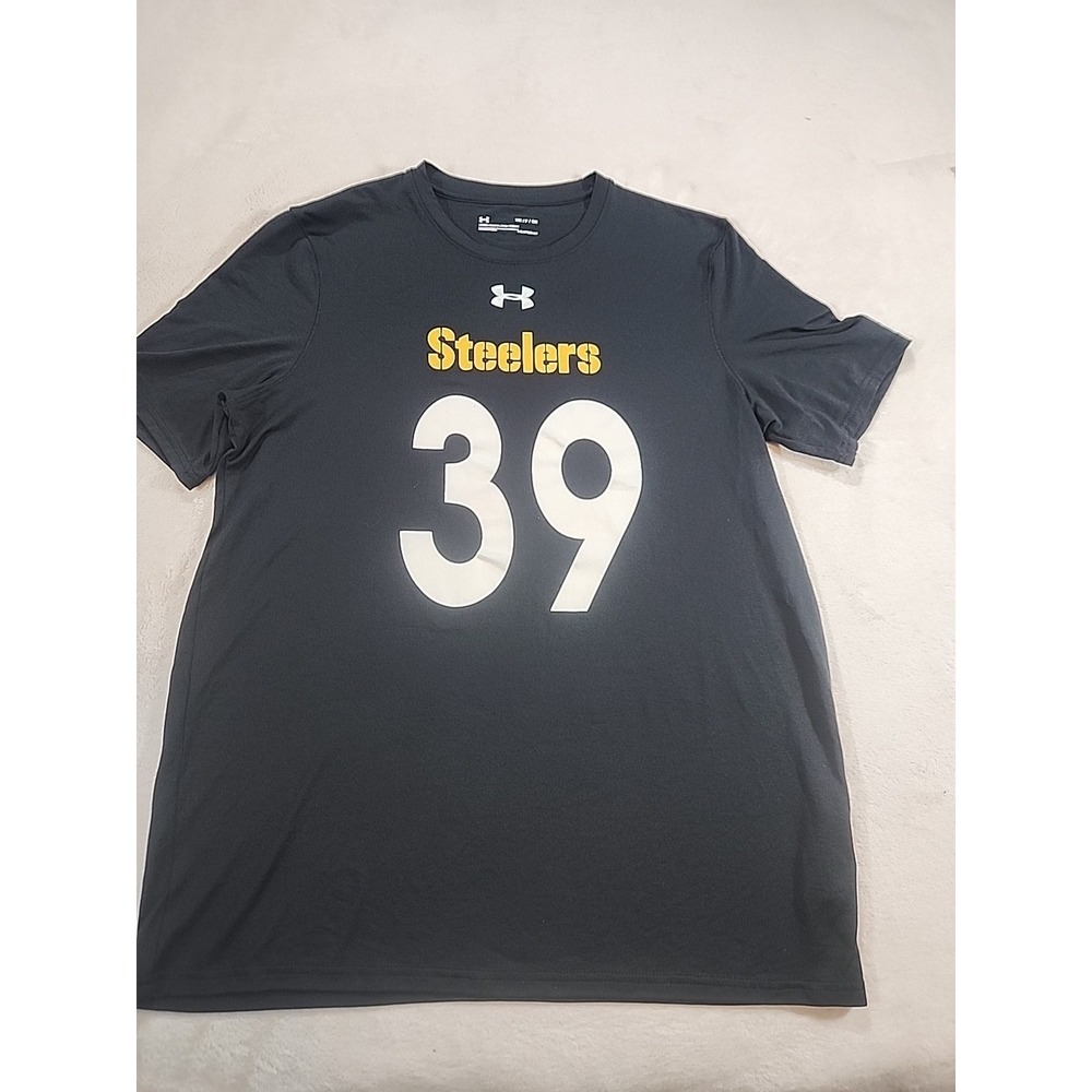 Under Armour Minkah Fitzpatrick Steeler Jersey Shirt Black Size Small #39